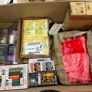 Pallet includes Office Supplies items (LS-BA-001) — liquidation pallet photo 2