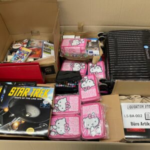 Pallet includes Office Supplies items (LS-BA-002) — liquidation pallet photo 2