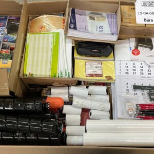 Pallet includes Office Supplies items (LS-BA-001) — liquidation pallet photo 4