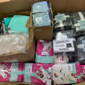 Pallet includes Textiles items (LS-TX-007) — liquidation pallet photo 2