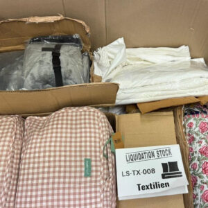 Pallet includes Textiles items (LS-TX-008) — liquidation pallet photo 3
