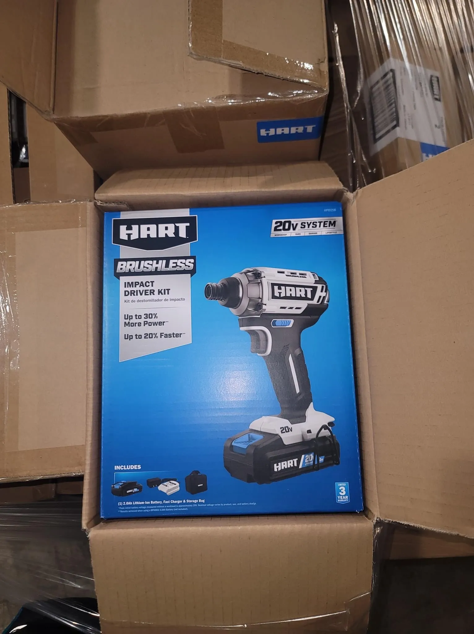 HART BRUSHLESS IMPACT DRIVER KIT HART BRUSHLESS IMPACT DRIVER KIT