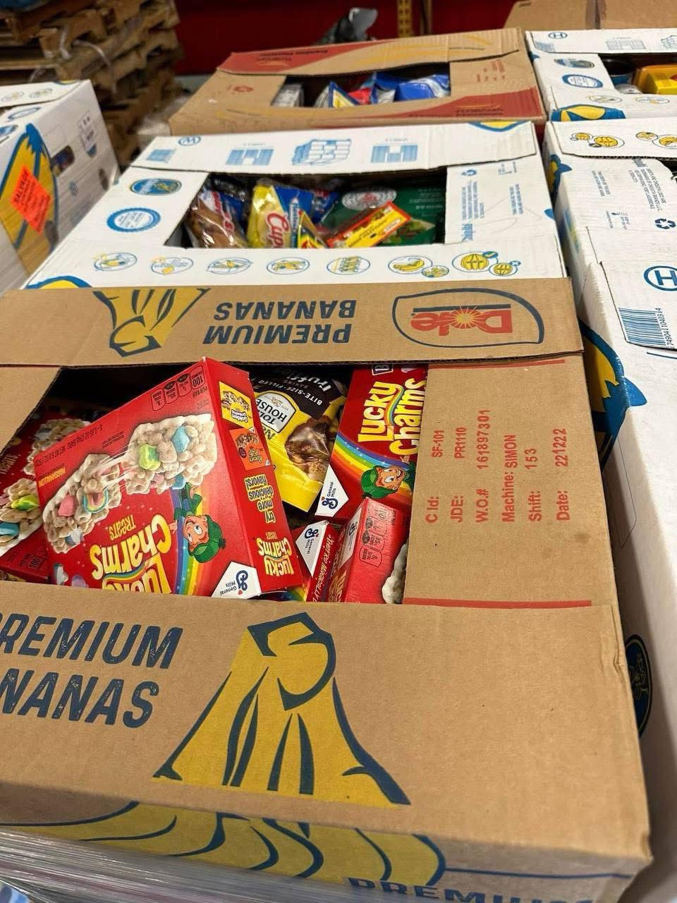 Banana Box Food Pallets Banana Box Food Pallets