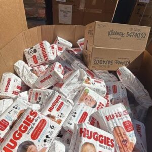 Diapers pallets
