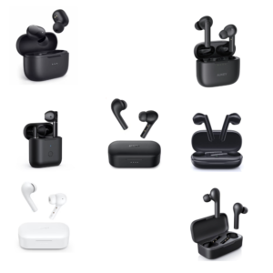AUKEY Wireless Earbuds -7 Models Liquidation — mixed condition