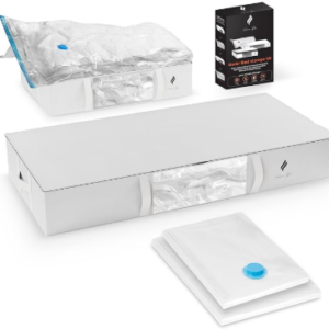 HOME BOX Under Bed Storage Set 2 Vacuum Bags — mixed condition