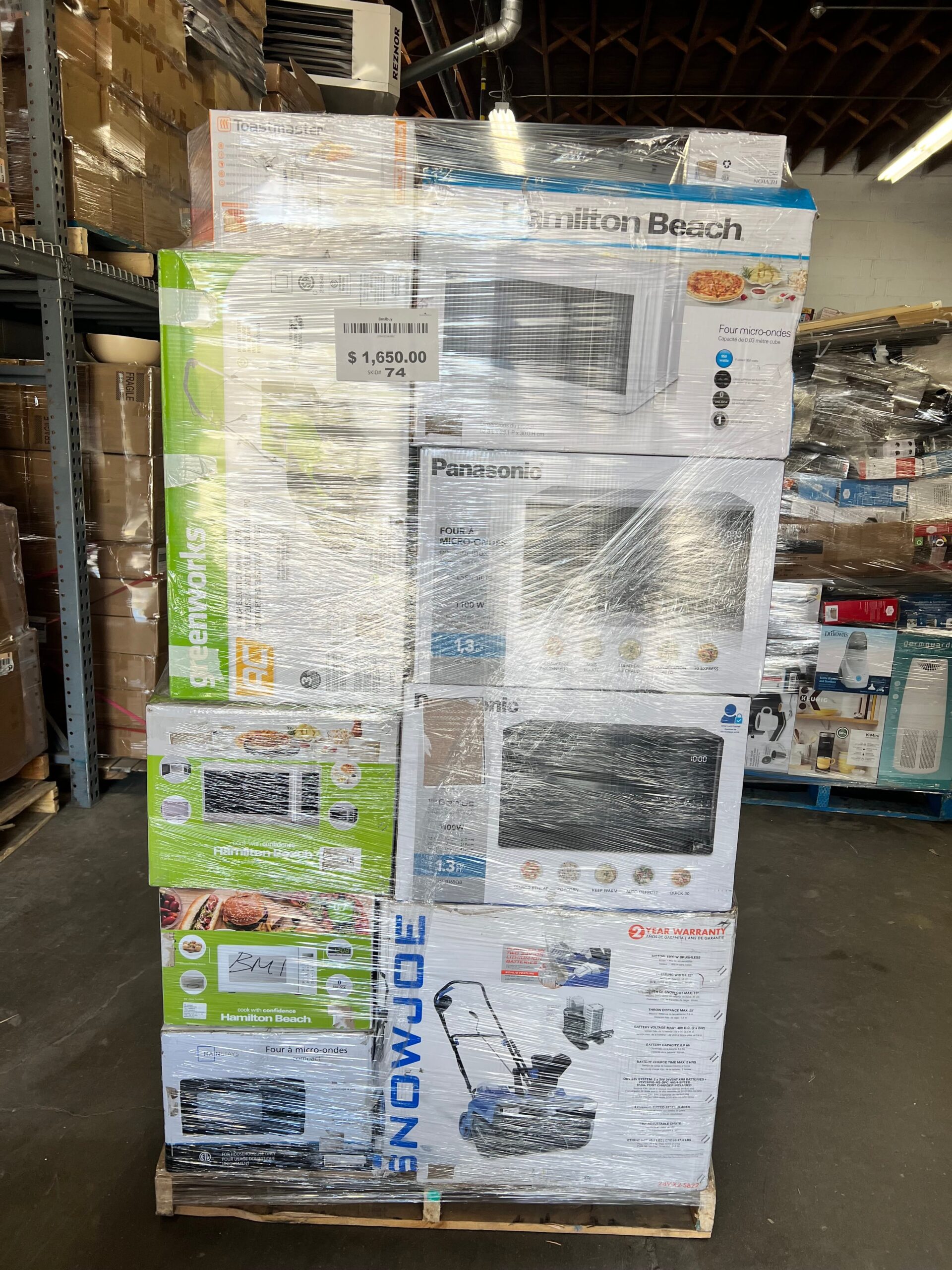 appliance-electronics-pallet-74-liquidation-pallet-wholesale-appliance-electronics-pallet-74-liquidation-pallet-wholesale-liquidationdeals-ca-1238270743 Appliance/Electronics Liquidation Pallet — mixed condition
