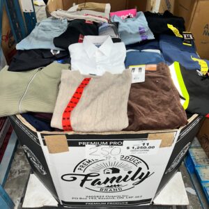 Brand Name Clothing – 250pcs Liquidation — mixed condition