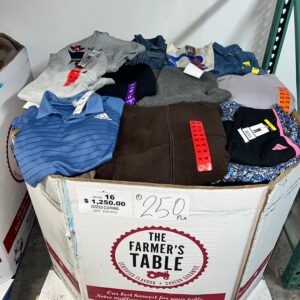Brand Name Clothing – 250pcs Liquidation — mixed condition