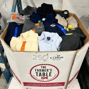 Brand Name Clothing – 250pcs Liquidation — mixed condition