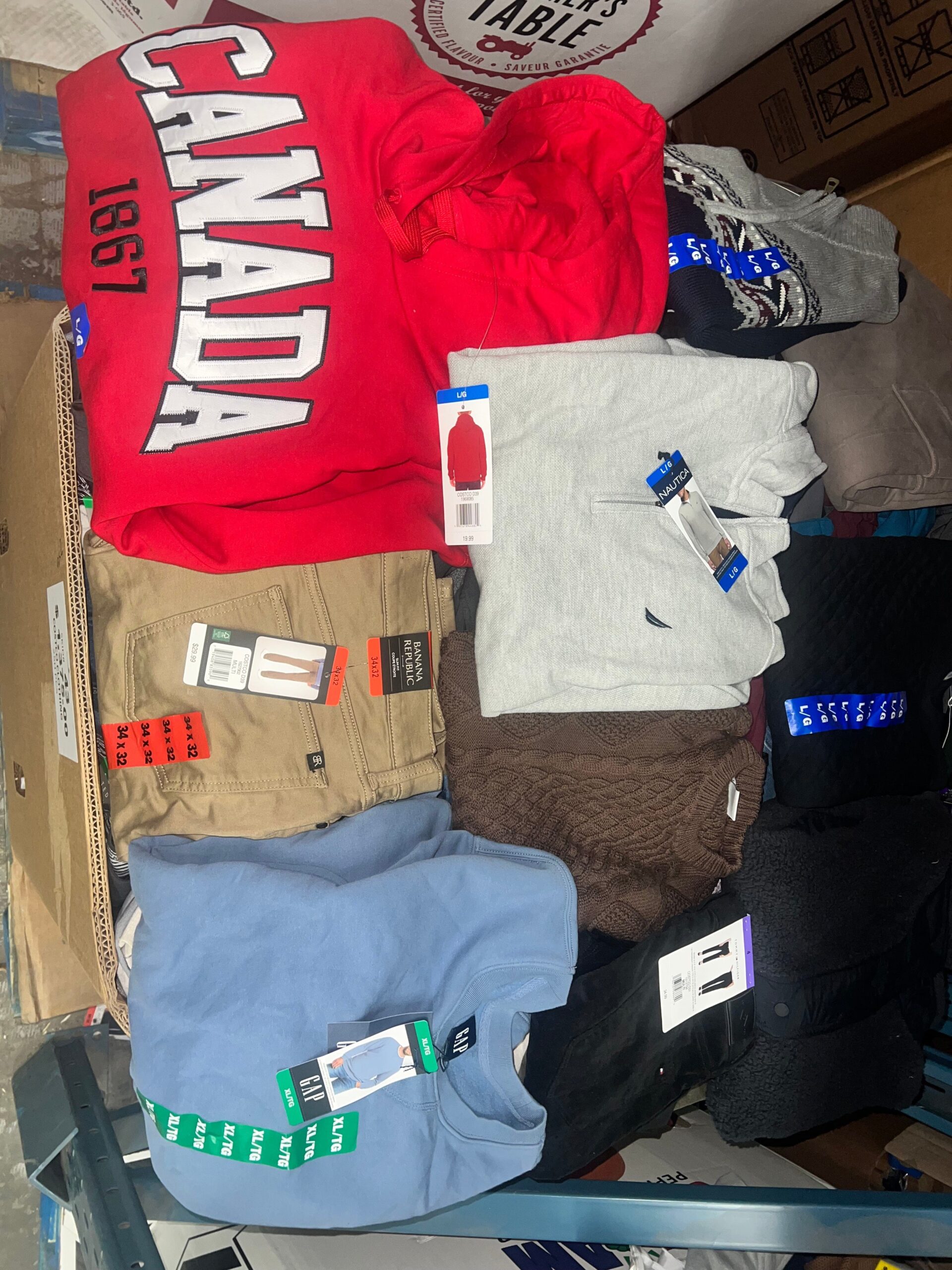 costco-clothing-43-250pcs-liquidation-wholesale-pallet-costco-clothing-43-250pcs-liquidation-wholesale-pallet-liquidationdeals-ca-1224872089 CW Clothing Liquidation Pallet — Lot 13 — liquidation pallet photo 3
