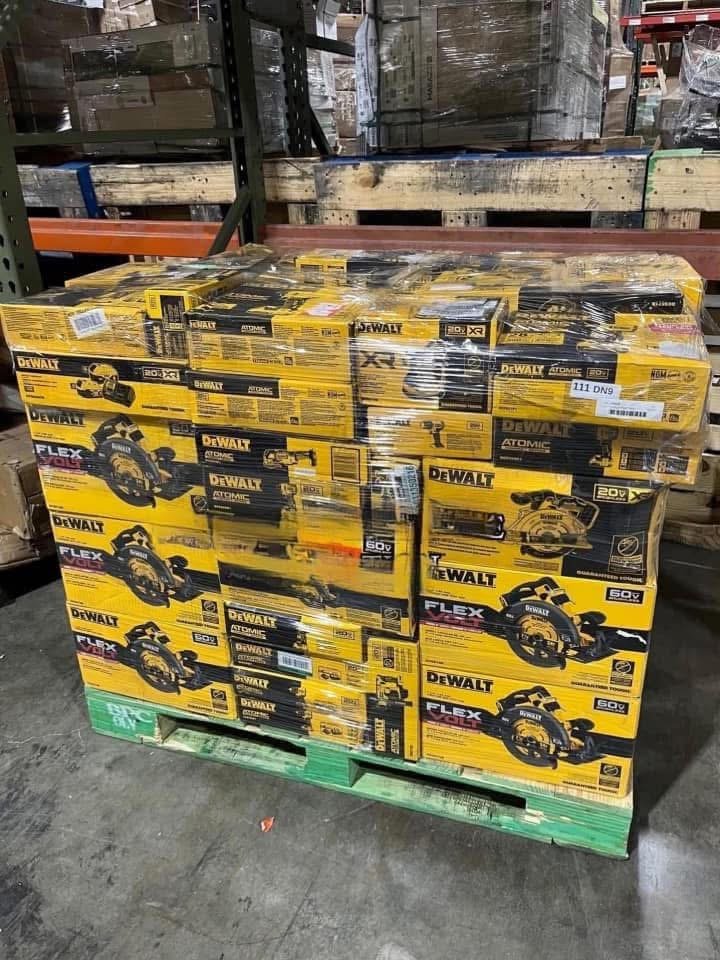 dewalt-tools-pallet-for-sale-1 Wholesale DeWALT Tool Liquidation Pallet — mixed condition