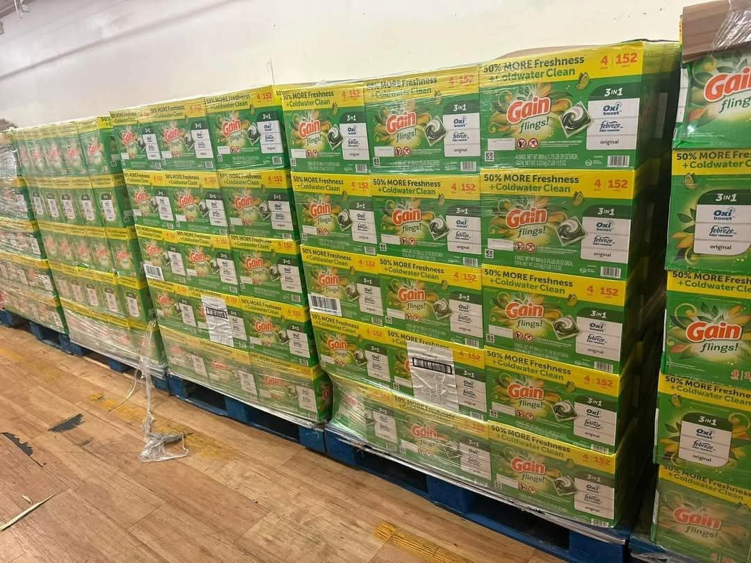 g19 Gain Flings! 3-in-1 Laundry Detergent Pacs — mixed condition