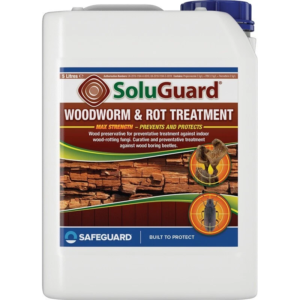 Woodworm killer and rot treatment 5L wet and — mixed condition