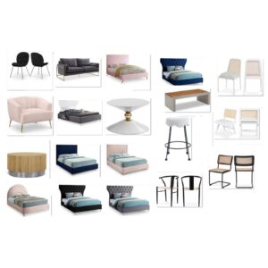 New Modern Furniture Liquidation Truckload