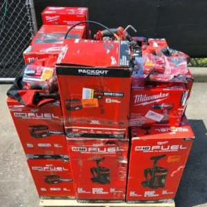 Milwuakee Tools Liquidation Pallet — mixed condition
