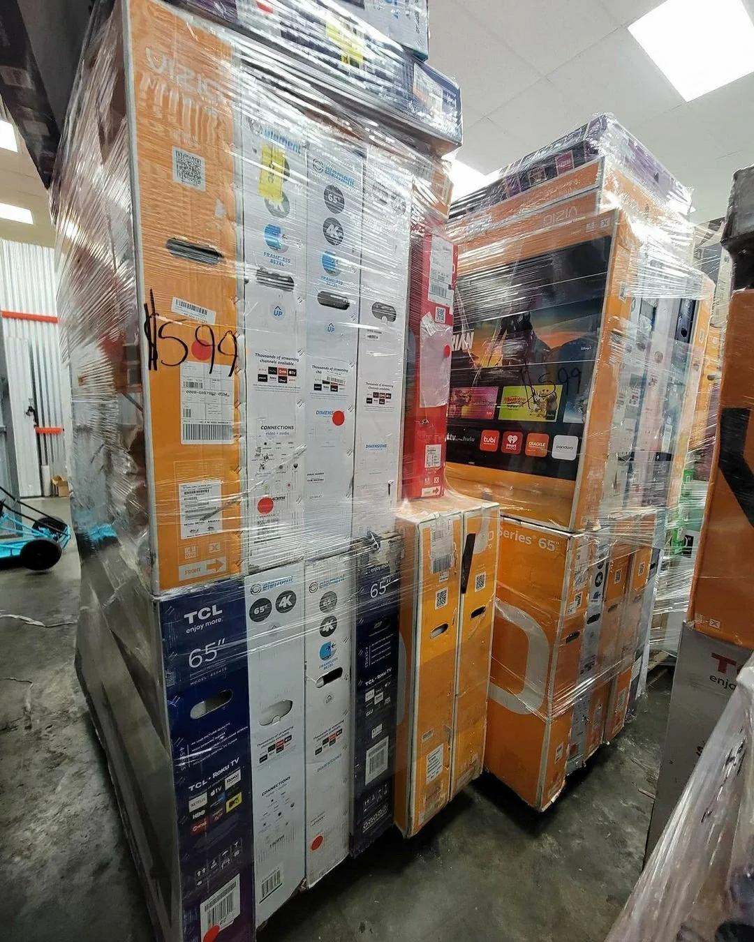 tvp3 Second Hand TV Liquidation Pallet — mixed condition