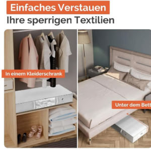 HOME BOX Under Bed Storage Set 2 Vacuum Bags + 2 Fabric Bags Liquidation Pallet โ liquidation pallet photo 3
