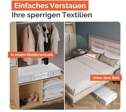 uPVjT2eAuEElXUZzS2SkbuRV8mmjrx0eabEjXgyl HOME BOX Under Bed Storage Set 2 Vacuum Bags + 2 Fabric Bags Liquidation Pallet โ liquidation pallet photo 3
