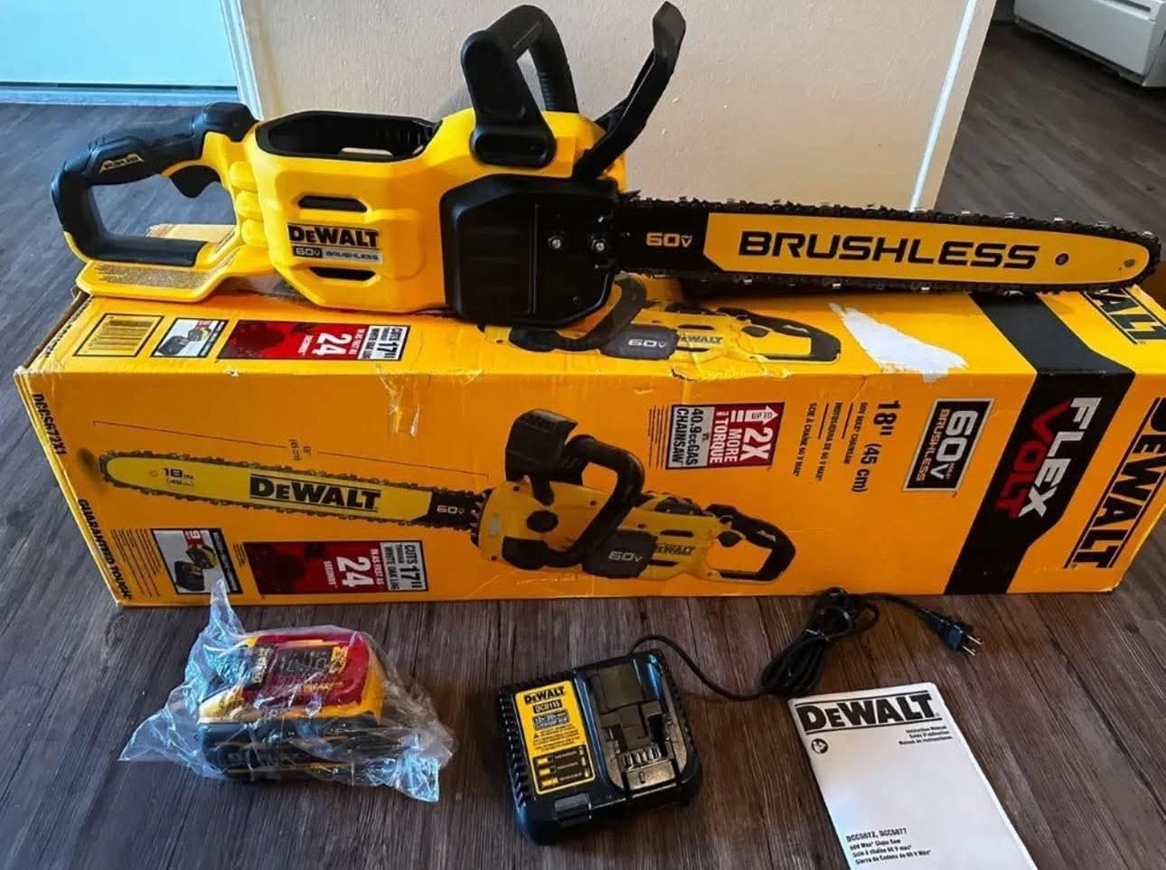 DeWalt 60V Chainsaw Liquidation Pallet DeWalt 60V Chainsaw Liquidation Pallet — tools & hardware liquidation pallet, customer-return stock for resellers