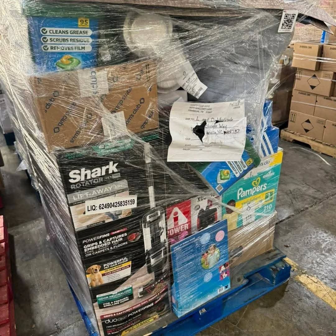Amazon Mixed Goods Liquidation Pallet Amazon Mixed Goods Liquidation Pallet โ bulk Amazon return pallet, customer-return, free freight to 50 states